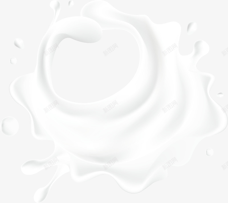 白色牛奶牛奶飞溅元素矢量图ai免抠素材_新图网 https://ixintu.com 乳制品 奶粉 奶粉陈列 抽象 抽象背景 抽象设计 牛奶 牛奶设计 白色牛奶 矢量图 背景设计