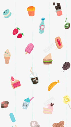 雪糕冰淇淋海报夏日零食高清图片