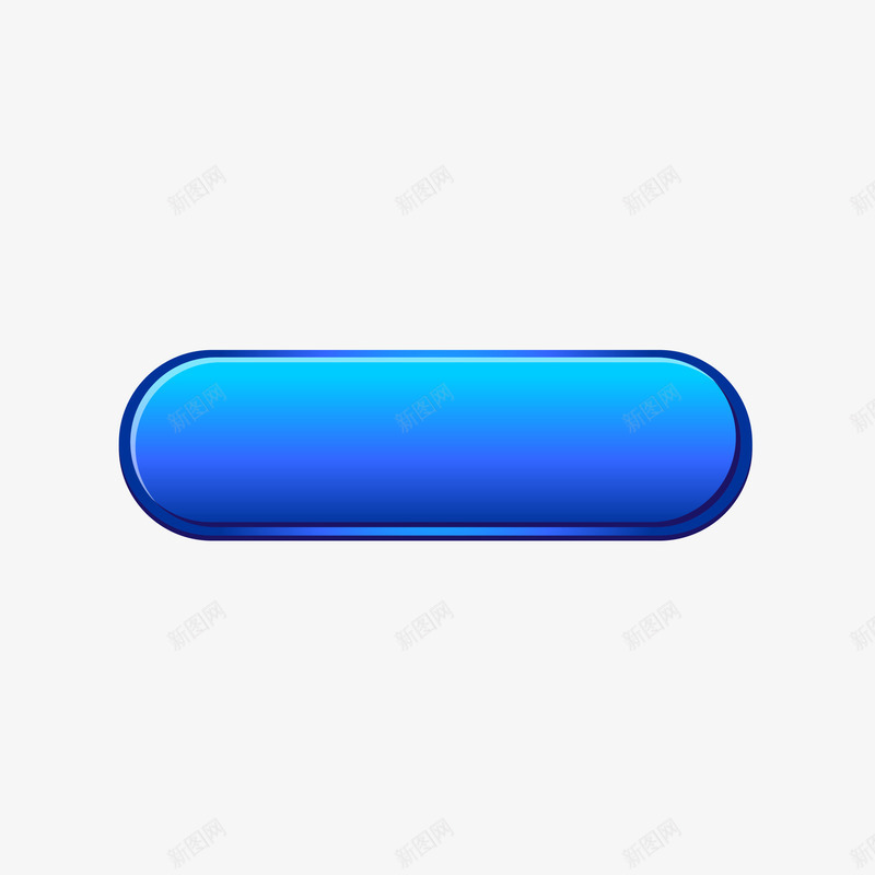 蓝色科技感按钮图标png_新图网 https://ixintu.com 便签按钮 按钮 标题框 科技感 蓝色