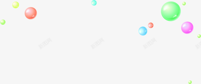 彩色球体卡通气泡png免抠素材_新图网 https://ixintu.com 卡通 彩色 气泡 球体 设计