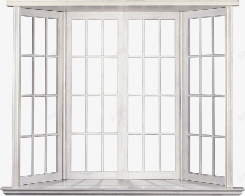 现代式的窗户png免抠素材_新图网 https://ixintu.com 卡通手绘 现代窗户 玻璃 白色窗户 白色窗框 窗户 装饰画 门窗