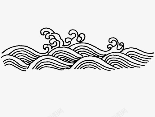 大海的波浪png免抠素材_新图网 https://ixintu.com 图片 弧形艺术波浪形图案 手绘波浪 素材 背景 背景图片 装饰图案 黑白线条波浪图片