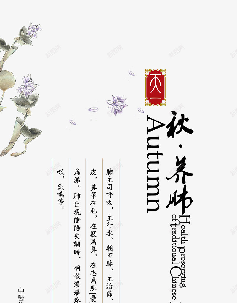 秋季养肺精美书签海报png免抠素材_新图网 https://ixintu.com 中医 养生 养肺 海报 秋季 秋季养生 精美书签