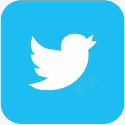 向量推特鸟鸟标志标识推特社交网络图标高清图片