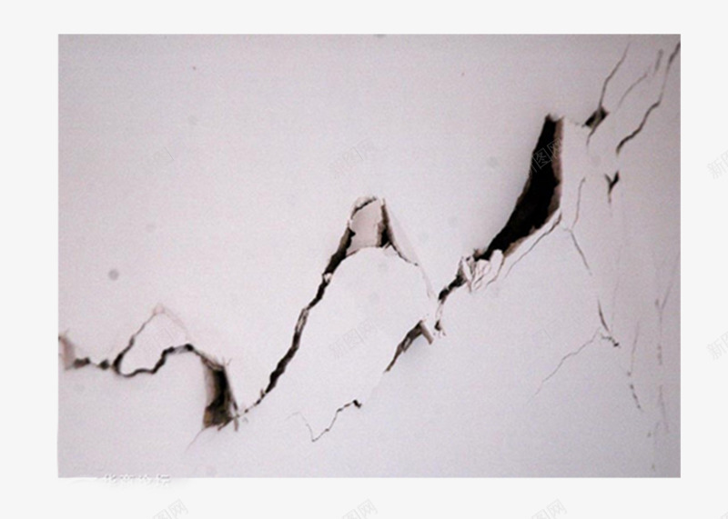 墙壁裂缝psd免抠素材_新图网 https://ixintu.com 危险 墙壁 墙壁裂缝 房屋 裂缝