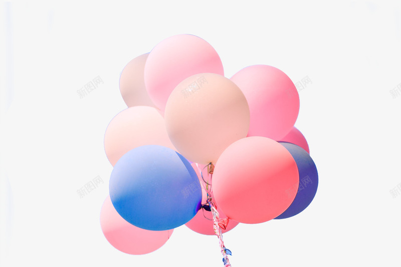 情人节节日气球png免抠素材_新图网 https://ixintu.com 气球 粉色 节日 飞翔
