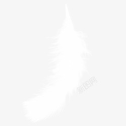 白色简易易拉罐白色羽毛高清图片