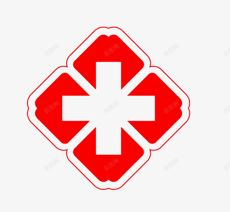 医院红十字标志图标png_新图网 https://ixintu.com 医院 十字形 标志 红十字