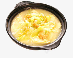 砂锅白菜炖豆腐素材