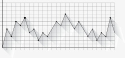 商务曲线图折线分析报表高清图片