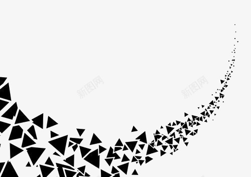 黑色几何图形装饰png免抠素材_新图网 https://ixintu.com PPT元素 三角形 几何图形 几何图形装饰 几何推行免扣元素 破碎几何图形 破碎的几何图形 破碎纹理 科技感