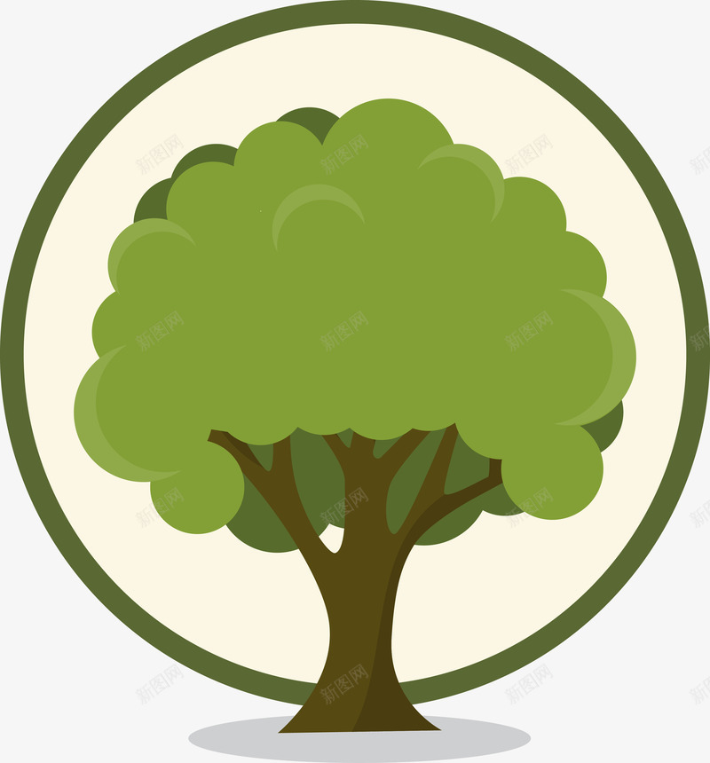 绿色大树的环保图标png_新图网 https://ixintu.com 低碳 图标 大树 环保 环境 环境保护 生态 绿化 绿色