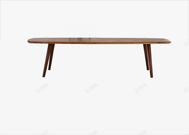木质极简长桌png免抠素材_新图网 https://ixintu.com 北欧 家具 设计 餐桌