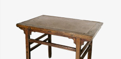 书桌桌面古代家具老旧的书桌桌面高清图片