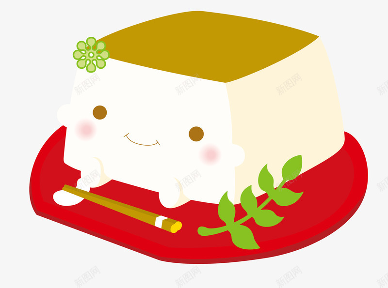 卡通可爱豆腐png免抠素材_新图网 https://ixintu.com 创意豆腐 卡通豆腐 矢量豆腐 蔬菜 豆腐 豆腐矢量图 食材 食物