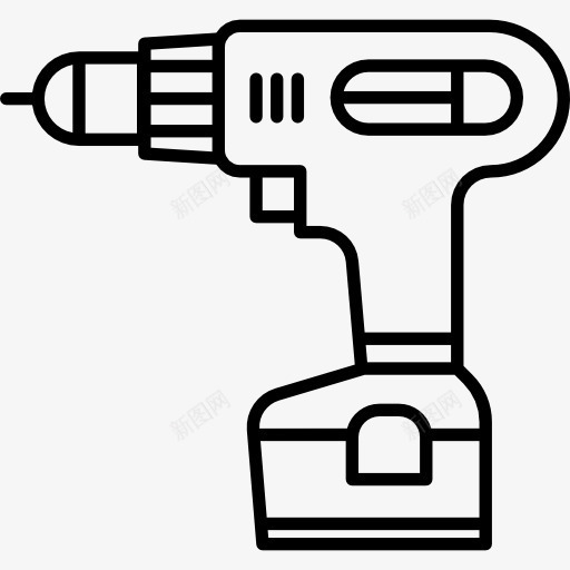 Electroscrew图标png_新图网 https://ixintu.com 修理 修理房屋的工人 螺丝刀