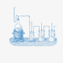 化学原料化学物品卡通化学实验矢量图高清图片
