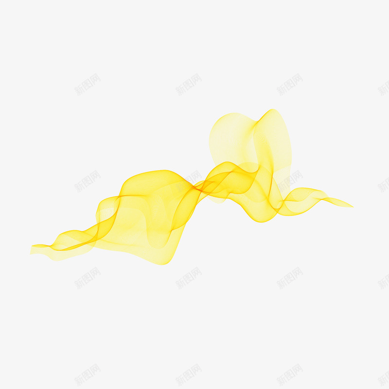 缤纷抽象炫彩线条图案png免抠素材_新图网 https://ixintu.com 图案 抽象 炫彩 线条 缤纷 黄色