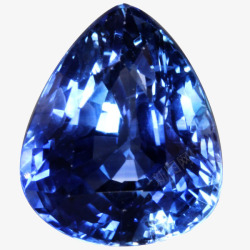 富贵蓝色炫酷钻石素材