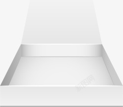元素空白盒子包装盒子白色包矢量图素材