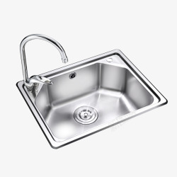 304不锈钢厨房水槽不锈钢厨房洗碗槽高清图片
