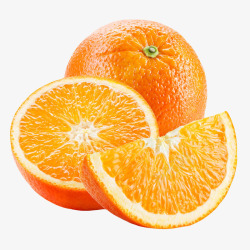 奉节脐橙橙色香甜水果切碎的奉节脐橙实物高清图片