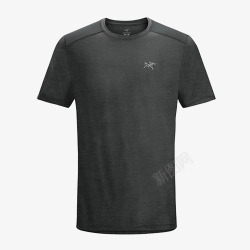 黑色套头衫Arcteryx始祖鸟男款T恤高清图片