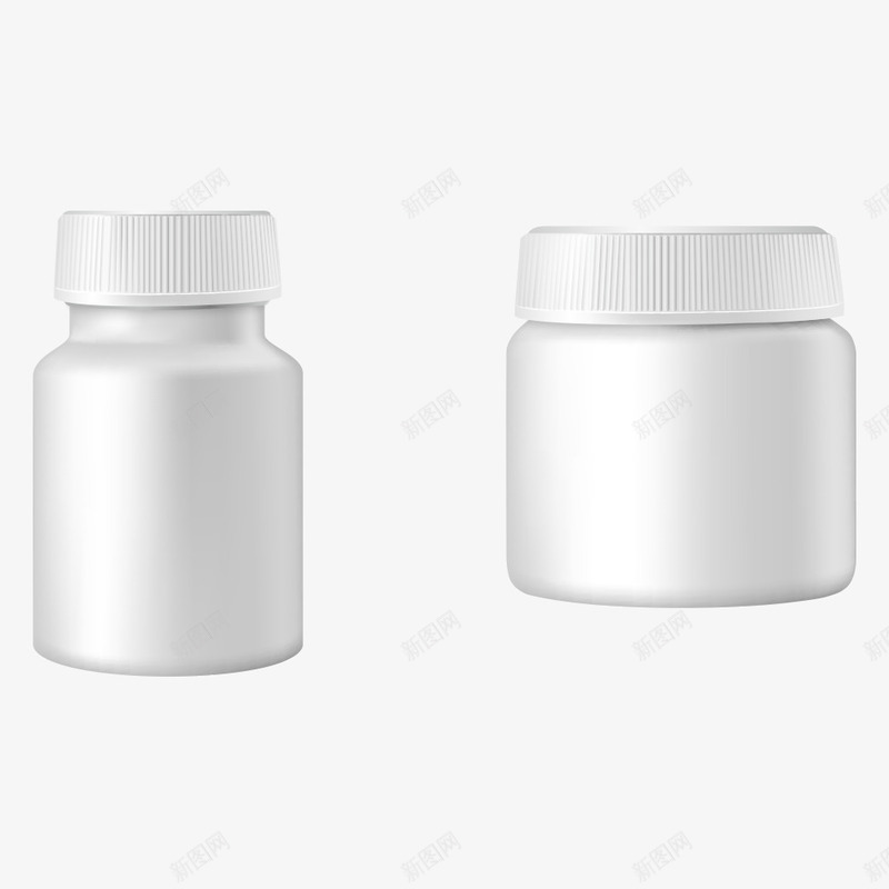 白色药瓶子png免抠素材_新图网 https://ixintu.com 卡通药瓶 瓶子 药瓶 药瓶子