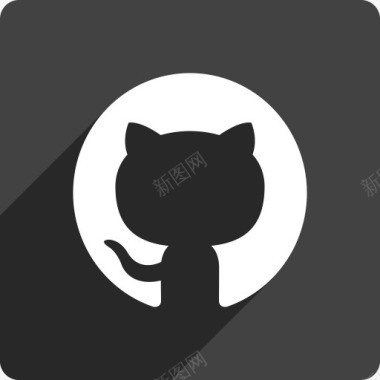 GitHub媒体阴影社会广场庙图标图标