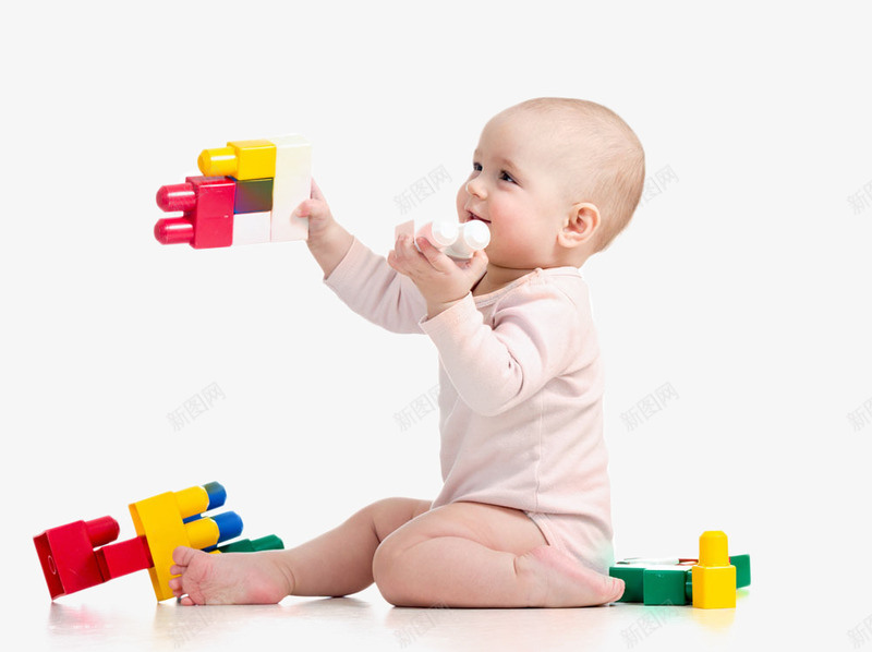 玩玩具的宝宝png免抠素材_新图网 https://ixintu.com 儿童 婴儿 宝宝