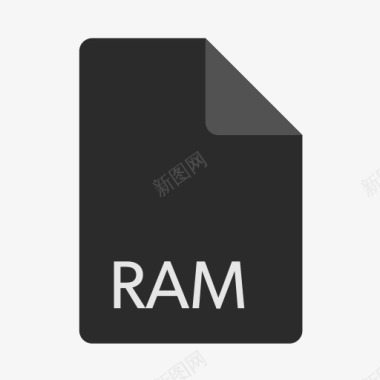 延伸文件格式RAM该公司平板彩图标图标