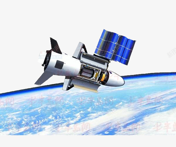 太空景象png免抠素材_新图网 https://ixintu.com 卫星 天宫二号 科学 飞行器