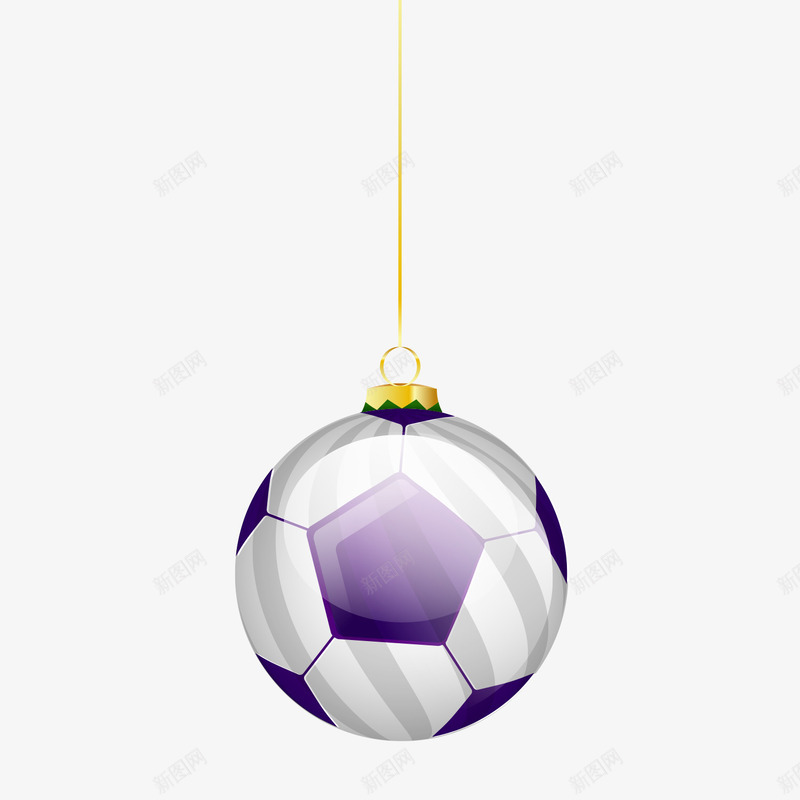 足球吊球吊饰装饰品png免抠素材_新图网 https://ixintu.com 圆形 球体 装饰 装饰元素 足球