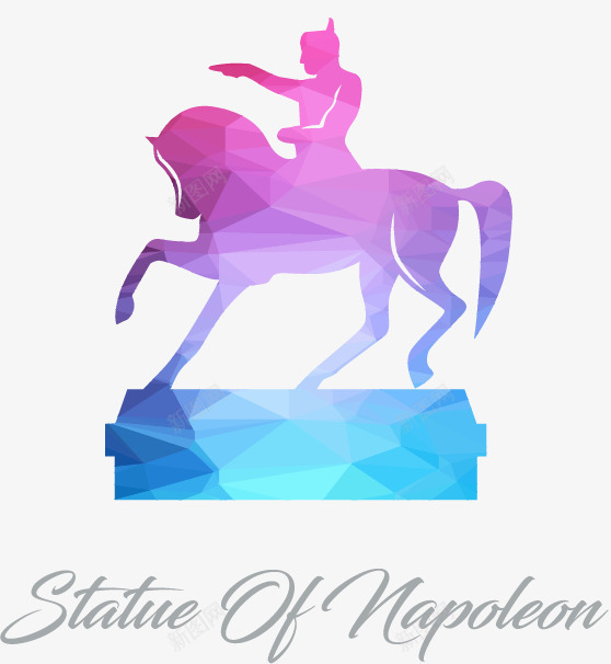 拿破仑雕像图标png_新图网 https://ixintu.com 免费png素材 图标 塑像 彩色