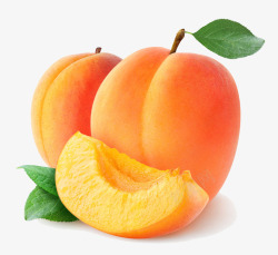 黄桃水果素材