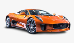 迈凯轮高级跑车橘色跑车高清图片