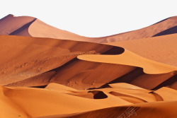 雅丹地貌黄色沙漠景观高清图片