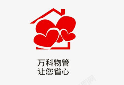 房地产租赁万科物业logo商业图标高清图片