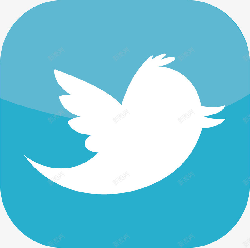 手机推特应用logo图标png_新图网 https://ixintu.com 手机应用logo设计 手机推特应用 推特 推特app图标设计 推特应用 推特应用APP 社交