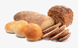 全麦面包实物图素材