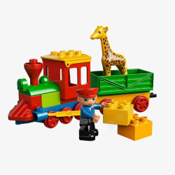 积木乐高玩具动物园系列高清图片
