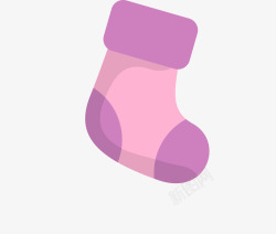 婴儿童袜紫色儿童袜可爱卡通婴儿高清图片
