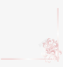 直角电脑桌粉色直角花边花纹高清图片