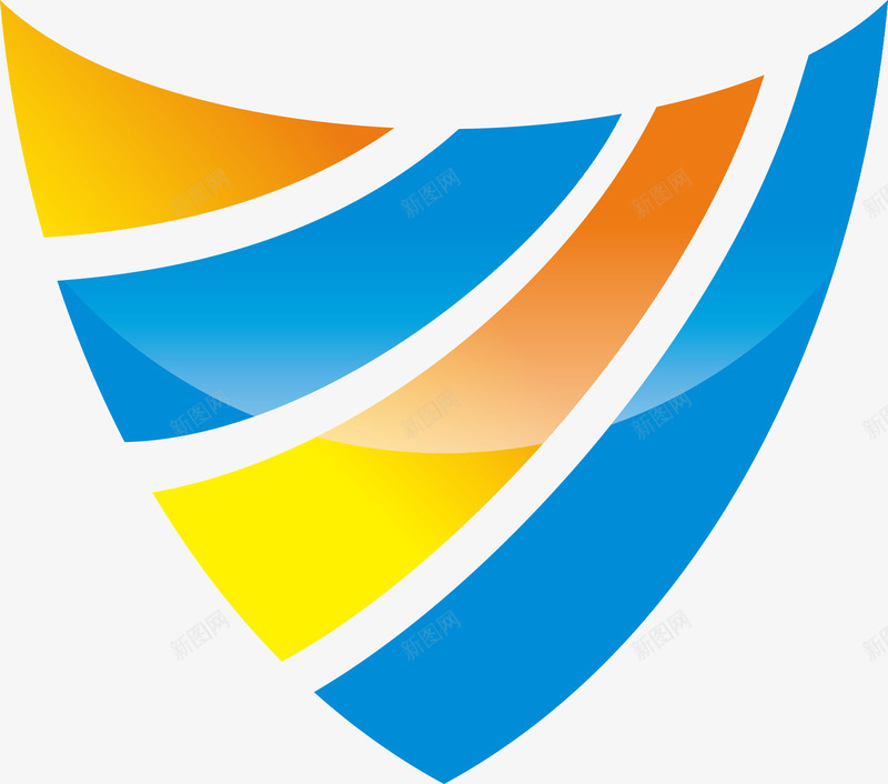 精美航海logo图标png_新图网 https://ixintu.com 公司logo 盾牌 精美 航海 船帆