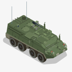装甲战斗车辆矢量图素材