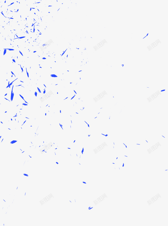 蓝色不规则碎片漂浮效果png免抠素材_新图网 https://ixintu.com 清新 漂浮素材 蓝色 不规则碎片 漂浮效果