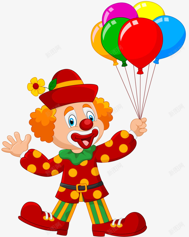 愚人节小丑3png免抠素材_新图网 https://ixintu.com joker 卡通 娃娃 小丑 小丑joker 愚人节 气球