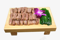 特色菜板狗肉素材