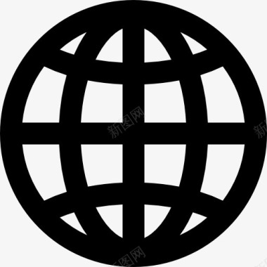 全球网格全球符号图标图标