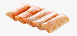 蟹肉零食麻辣蟹肉卷高清图片